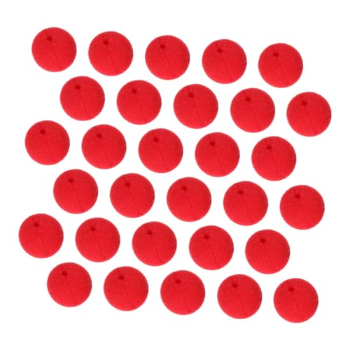 ULDIGI 30 Stück Teiliges Rote Schaumstoff Clownsnasen Weiche Bequeme Party Halloween-accessoires für Zirkus Kostüm Karneval Cosplay Dekoration ULDIGI 30 Stück Teiliges Rote Schaumstoff Clownsnasen Weiche Bequeme Party Halloween-accessoires für Zirkus Kostüm Karneval Cosplay Dekoration von ULDIGI