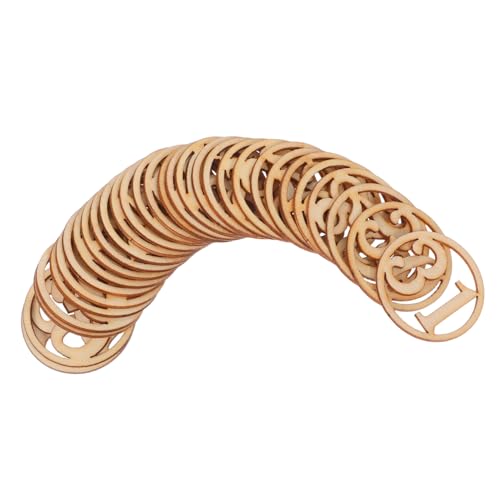 ULDIGI 31 Stück Teiliges Holz Ausgeschnittene Runde Holzornamente Naturbelassen Bemalbar Pädagogische Bastelverzierung für Diy-deko für Geburtstag Feiertage Wohnraumgestaltung ULDIGI 31 Stück Teiliges Holz Ausgeschnittene Runde Holzornamente Naturbelassen Bemalbar Pädagogische Bastelverzierung für Diy-deko für Geburtstag Feiertage Wohnraumgestaltung von ULDIGI