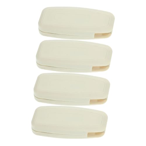 ULDIGI 4 STÜCKE Teiliges Transparente Kettenbeschwerer für Rollos und Vertikaljalousien Vielseitige Gardinenzubehör mit Modernem Design Kompatibel mit Raffhaltern und Lamellenvorhängen von ULDIGI