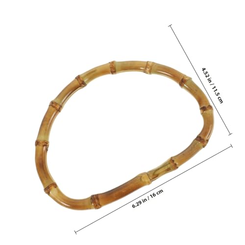 ULDIGI 4 Stück Bambus Taschengriffe D Form Dicke Leichte Handtaschen Ersatzhenkel mit Lackierung Praktische DIY Handtaschen Zubehör für Einfache Montage und Langlebigen Gebrauch ULDIGI 4 Stück Bambus Taschengriffe D Form Dicke Leichte Handtaschen Ersatzhenkel mit Lackierung Praktische DIY Handtaschen Zubehör für Einfache Montage und Langlebigen Gebrauch von ULDIGI