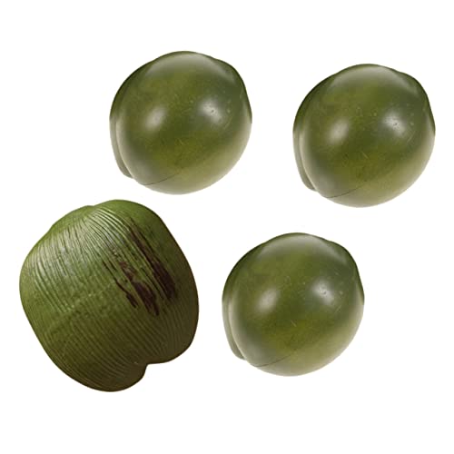 ULDIGI 4 Stück Künstliche Kokosnuss Deko Lebensechte Kokosnuss Modelle aus Robustem Kunststoff für Haus Party Hotel Dekoration Tropisches Motiv Langlebig Pflegeleicht ULDIGI 4 Stück Künstliche Kokosnuss Deko Lebensechte Kokosnuss Modelle aus Robustem Kunststoff für Haus Party Hotel Dekoration Tropisches Motiv Langlebig Pflegeleicht von ULDIGI