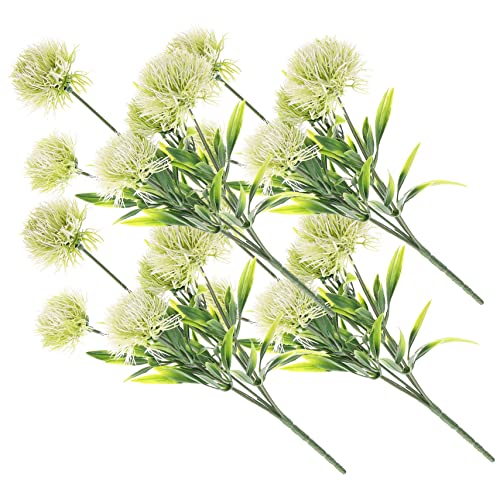 ULDIGI 4 Stück Künstliche Löwenzahnblumen Plastikblumen Für Heim-DIY-pflanzendekor Dekorative Blumenpflanzen von ULDIGI