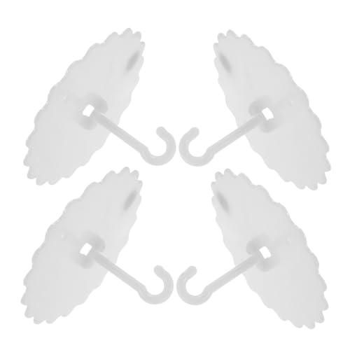 ULDIGI 4 Stück Selbstklebende Deckenhaken aus Robustem Abs Abnehmbare Wand und Deckenhaken mit Starkem Klebesticker zum Aufhängen von Moskitonetzen Leicht zu Installieren für Schlafzimmer ULDIGI 4 Stück Selbstklebende Deckenhaken aus Robustem Abs Abnehmbare Wand und Deckenhaken mit Starkem Klebesticker zum Aufhängen von Moskitonetzen Leicht zu Installieren für Schlafzimmer von ULDIGI