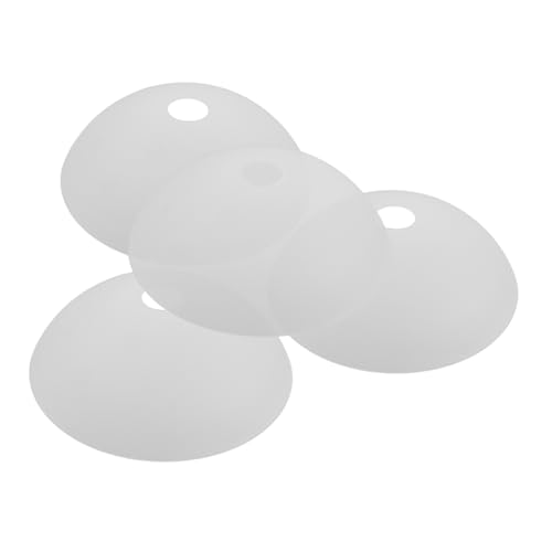 ULDIGI 4 Stück Weiße Lampenschirmabdeckung Lampenschirm Ersatzlichtschirme Für Deckenleuchten Lampenschirm Für Tischlampe Ersatz Pendelleuchtenabdeckungen von ULDIGI