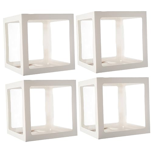 ULDIGI 4stücke Leere Ballonboxen Zur Dekoration Von Geburtstagsfeiern Praktische Boxen Für Kreative Party-arrangements Mit Ballons Oder Blumen Für Hochzeiten Und Anlässe von ULDIGI