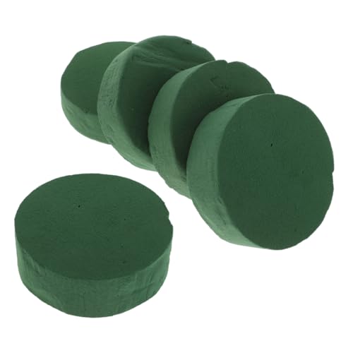 ULDIGI 5 Stück Teiliges Runder Steckschaum für Frische Blumen Hohe Wasseraufnahme Langlebig für Hochzeiten Geburtstage und Vielseitige Dekorationen Innen und Außen ULDIGI 5 Stück Teiliges Runder Steckschaum für Frische Blumen Hohe Wasseraufnahme Langlebig für Hochzeiten Geburtstage und Vielseitige Dekorationen Innen und Außen von ULDIGI