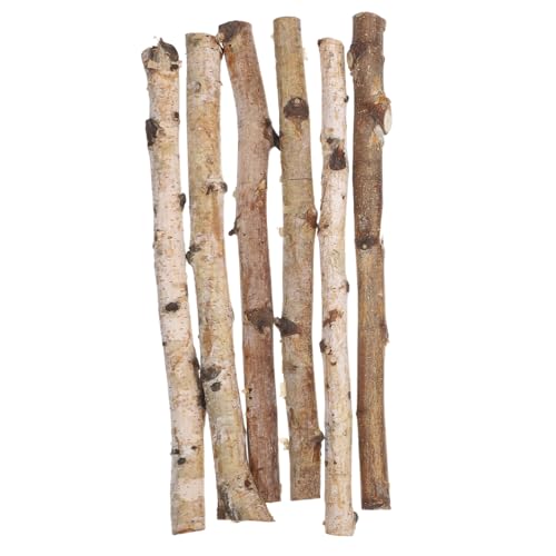 ULDIGI 6 Stück Natürliche Birkenholzstäbe Trocken Flexibel Stabile Holzstäbe zum Basteln DIY Deko Floristik für Kreative Handwerksprojekte und Wohnkultur ULDIGI 6 Stück Natürliche Birkenholzstäbe Trocken Flexibel Stabile Holzstäbe zum Basteln DIY Deko Floristik für Kreative Handwerksprojekte und Wohnkultur von ULDIGI
