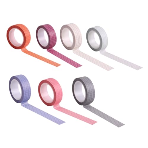 ULDIGI 7 Rollen Teiliges Washi Tape Selbstklebend Scrapbooking Dekoband für DIY Planer Geschenkklebeband Handgemachte Bastelprojekte Tagebuchgestaltung ULDIGI 7 Rollen Teiliges Washi Tape Selbstklebend Scrapbooking Dekoband für DIY Planer Geschenkklebeband Handgemachte Bastelprojekte Tagebuchgestaltung von ULDIGI