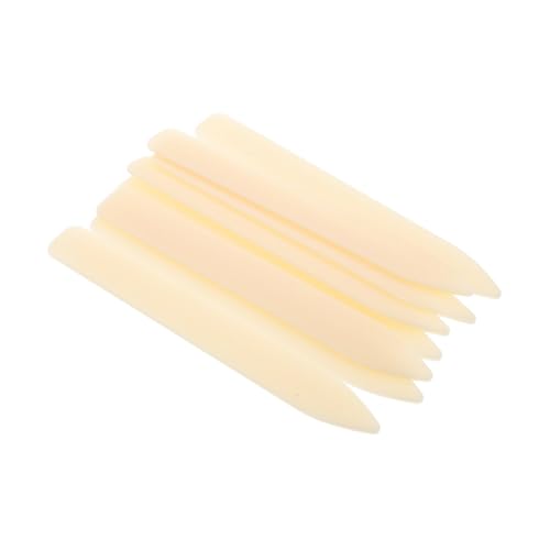 ULDIGI 8 Stück Teiliges Kunststoff Bone Folder Faltwerkzeug für Papierbasteln Lederformen Origami Buchbinden Restaurieren DIY Handwerk Bürobedarf von ULDIGI