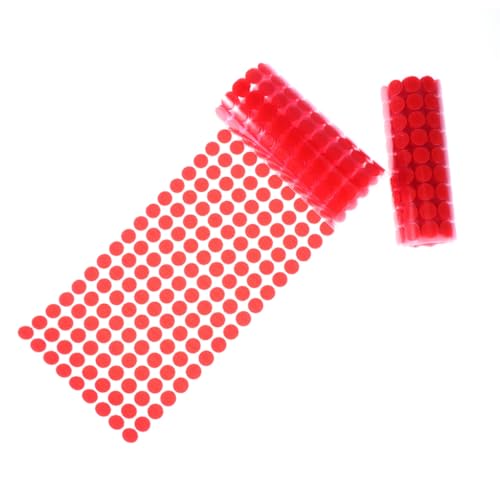 ULDIGI 900 STK. Rote Rund Selbstklebende Klettpunkte Stark Haftend Doppelseitiges Klebeband Für DIY Bastelprojekte Strapazierfähige Polyester Nylon Material ULDIGI 900 STK. Rote Rund Selbstklebende Klettpunkte Stark Haftend Doppelseitiges Klebeband Für DIY Bastelprojekte Strapazierfähige Polyester Nylon Material von ULDIGI