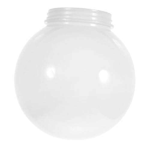 ULDIGI Acryl Lampenschirm Kugelform Opalweiß Ersatz Outdoor Lichtabdeckung Garten Terrasse Lampe Zubehör von ULDIGI