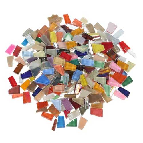 ULDIGI Bunte Glasstücke für DIY Mosaik Bastelprojekte Gemischte Formen und Farben Langlebige Mosaiksteine für Kreative Heimdekoration ULDIGI Bunte Glasstücke für DIY Mosaik Bastelprojekte Gemischte Formen und Farben Langlebige Mosaiksteine für Kreative Heimdekoration von ULDIGI