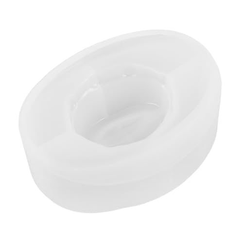 ULDIGI Cowboyhut Form Silikon Fondant Form DIY Silikonform Harzformen Tablett Harzform Silikonhut Formen Silikon Epoxid Schmuckformen Schmucktablett Harzform Kieselgel Weiß von ULDIGI