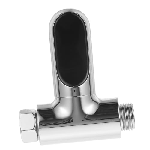 ULDIGI Dodekagon LED Duschthermometer mit Drehbarem Display Batteriefrei Wassergenerierte Stromversorgung Standardanschluss Präzise Wassertemperaturanzeige für Babybad Einfache Manuelle von ULDIGI