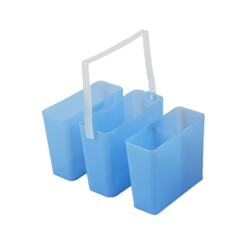 ULDIGI Dreifach Nutzbarer Tragbarer Kunststoff Eimer zum Reinigen von Malpinseln Farbmischbehälter und Praktischer Pinselhalter für Künstler und Schüler Abnehmbar und Platzsparend ULDIGI Dreifach Nutzbarer Tragbarer Kunststoff Eimer zum Reinigen von Malpinseln Farbmischbehälter und Praktischer Pinselhalter für Künstler und Schüler Abnehmbar und Platzsparend von ULDIGI