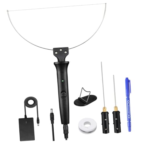 ULDIGI Elektrischer Heißdraht Schaumschneider Teiliges mit Komfortablem Griff für Schnelles Sauberes Schneiden von Schaumstoffplatten für Modellbau Basteln DIY und Schulprojekte ULDIGI Elektrischer Heißdraht Schaumschneider Teiliges mit Komfortablem Griff für Schnelles Sauberes Schneiden von Schaumstoffplatten für Modellbau Basteln DIY und Schulprojekte von ULDIGI