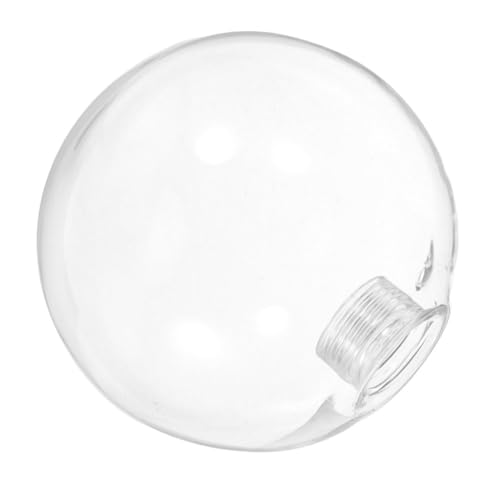 ULDIGI Gewindeglas Lampenschirm Rund Abdeckung Deckenleuchte Ersatz Lichtschutz für Wohn und Gewerberäume Gleichmäßige Lichtverteilung Einfach zu Montieren von ULDIGI
