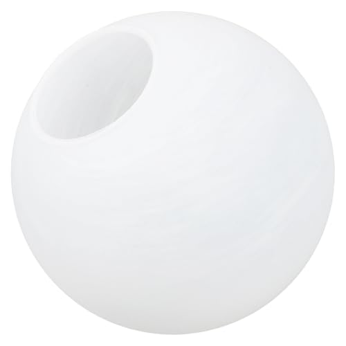 ULDIGI Glas Lampenschirm Kugel Form Robust Kompatibel für Pendelleuchte Tischlampe Stehlampe DIY Kreative Dekoration Stilvoll und Vielseitig Einsetzbar von ULDIGI