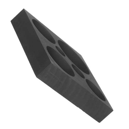 ULDIGI Graphit Gussform Sechsfache Ölgrubenform Hochtemperaturbeständig Metallgießform für Gold Silber Kupfer Aluminium Schmelzen und Veredeln Schmuckherstellung und Metallformung von ULDIGI
