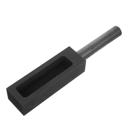ULDIGI Hochreine Graphit Ingotform mit Griff Gussform für Schmelzen und Gießen von Gold Silber Kupfer Hitzebeständig Gleichmäßige Wärmeverteilung für Metallveredelung und Diy-schmelzguss ULDIGI Hochreine Graphit Ingotform mit Griff Gussform für Schmelzen und Gießen von Gold Silber Kupfer Hitzebeständig Gleichmäßige Wärmeverteilung für Metallveredelung und Diy-schmelzguss von ULDIGI
