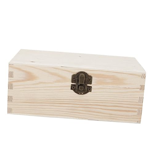ULDIGI Holz geschenkbox mit Klappdeckel Stabile Aufbewahrungsbox aus Kiefernholz Vielseitige Holzbox für Schmuck Stifte DIY dekoration Dekoratives Holzcase für Zuhause ULDIGI Holz geschenkbox mit Klappdeckel Stabile Aufbewahrungsbox aus Kiefernholz Vielseitige Holzbox für Schmuck Stifte DIY dekoration Dekoratives Holzcase für Zuhause von ULDIGI