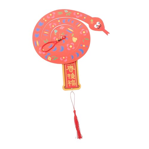 ULDIGI Jahr der Schlange Papieranhänger mit Quasten Chinesische Neujahrsdeko zum Aufhängen Festliche Frühlingsdeko für Türen Fenster Wände Leichtes Papiermaterial Symbolisch für Glück und ULDIGI Jahr der Schlange Papieranhänger mit Quasten Chinesische Neujahrsdeko zum Aufhängen Festliche Frühlingsdeko für Türen Fenster Wände Leichtes Papiermaterial Symbolisch für Glück und von ULDIGI