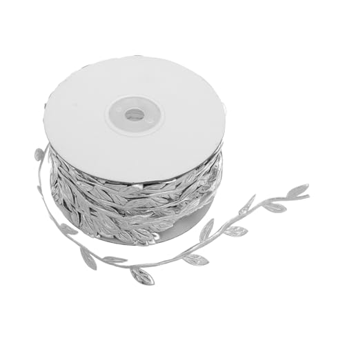 ULDIGI Künstliche Blumenranke Girlande Silberfarbiges Dekoband Wild Botanical Stoffband DIY Bastelzubehör für Party Hochzeitsdeko Wohnraumgestaltung ULDIGI Künstliche Blumenranke Girlande Silberfarbiges Dekoband Wild Botanical Stoffband DIY Bastelzubehör für Party Hochzeitsdeko Wohnraumgestaltung von ULDIGI