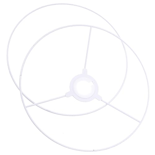 ULDIGI Lampenschirm-Ring-Sets Von Gestellen Deckenleuchte-Abdeckungsring Glühbirnen-Lampenschirme Für Tischlampe Diy-Lampenschirm-Halterung Deckenleuchte-Rahmen Lampenschirm von ULDIGI