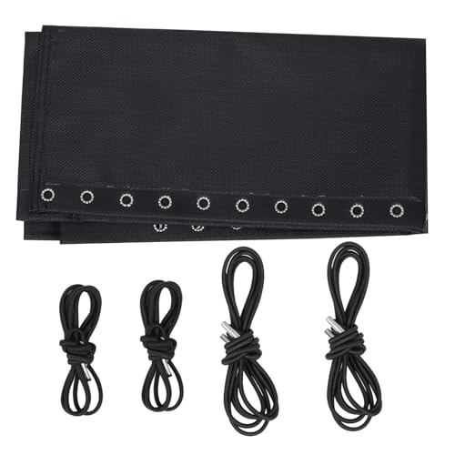 ULDIGI Liegestuhl Ersatzset mit Elastischen Kordeln und Strapazierfähigem Schwarzem Gewebe Geeignet für Relaxliegen Gartenstühle und Klappstühle Einfach zu Reparieren und Kompakt für ULDIGI Liegestuhl Ersatzset mit Elastischen Kordeln und Strapazierfähigem Schwarzem Gewebe Geeignet für Relaxliegen Gartenstühle und Klappstühle Einfach zu Reparieren und Kompakt für von ULDIGI