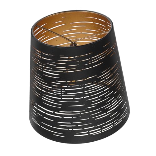 ULDIGI Metall Lampenschirm Eisenrahmen mit Hohlraum-design Eleganter Lampenschirm Ersatz für Deckenleuchte Steh Tischlampe Stilvolle Lichtabdeckung für Wohn Esszimmer Schwarz ULDIGI Metall Lampenschirm Eisenrahmen mit Hohlraum-design Eleganter Lampenschirm Ersatz für Deckenleuchte Steh Tischlampe Stilvolle Lichtabdeckung für Wohn Esszimmer Schwarz von ULDIGI