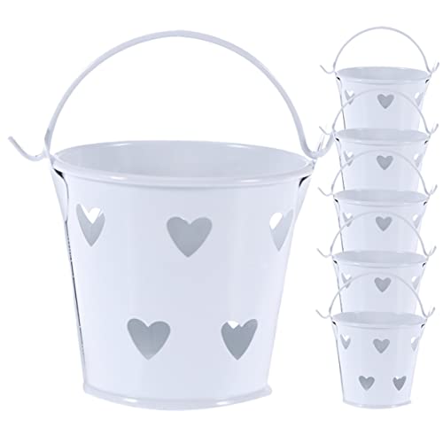 ULDIGI 6stücke Kleine Metalleimer Mit Griffen Für Süßigkeiten Partygeschenke Dekorative Halter Kleiner Blumentöpfe Verzinkte Eimer Für Hochzeiten Und Feste ULDIGI 6stücke Kleine Metalleimer Mit Griffen Für Süßigkeiten Partygeschenke Dekorative Halter Kleiner Blumentöpfe Verzinkte Eimer Für Hochzeiten Und Feste von ULDIGI