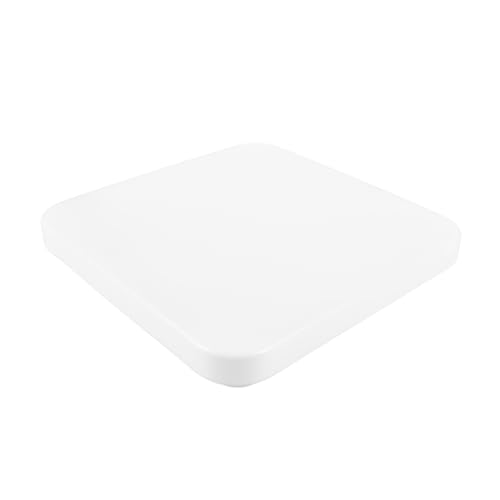 ULDIGI Moderner Quadratischer LED deckenlampenschirm aus Einfach zu Reinigen Minimalistisches Design für Schlafzimmer Küche Wohnzimmer Einfache DIY installation Langlebige Deckenleuchte von ULDIGI