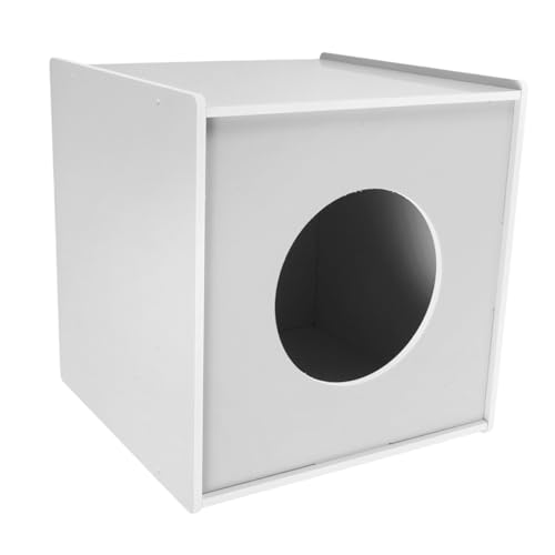 ULDIGI Multifunktionale Losbox aus robustem transparentem Aufbewahrungsbox für Partys Hochzeiten Firmenfeiern als Sammel und Raffle Box Weiß von ULDIGI