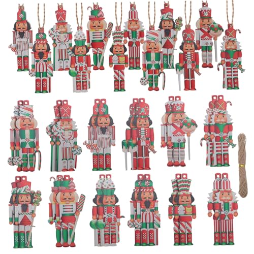ULDIGI 36stücke Holz- Weihnachtsdekorationen Hängende Figuren Für Weihnachtsbaum Fenster Und Wände Für Festliche Anlässe Und Innendekoration ULDIGI 36stücke Holz- Weihnachtsdekorationen Hängende Figuren Für Weihnachtsbaum Fenster Und Wände Für Festliche Anlässe Und Innendekoration von ULDIGI