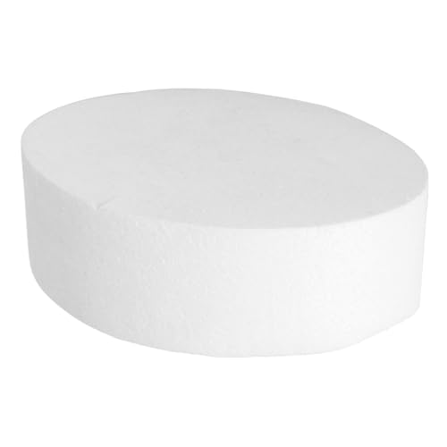 ULDIGI Ovaler Schaumstoff Kuchen Dummy Vielseitige Tortenattrappe für Backzubehör Wiederverwendbares Übungsmodell zum Dekorieren von Fondant und Zuckerdekor für Hochzeitstorten und ULDIGI Ovaler Schaumstoff Kuchen Dummy Vielseitige Tortenattrappe für Backzubehör Wiederverwendbares Übungsmodell zum Dekorieren von Fondant und Zuckerdekor für Hochzeitstorten und von ULDIGI