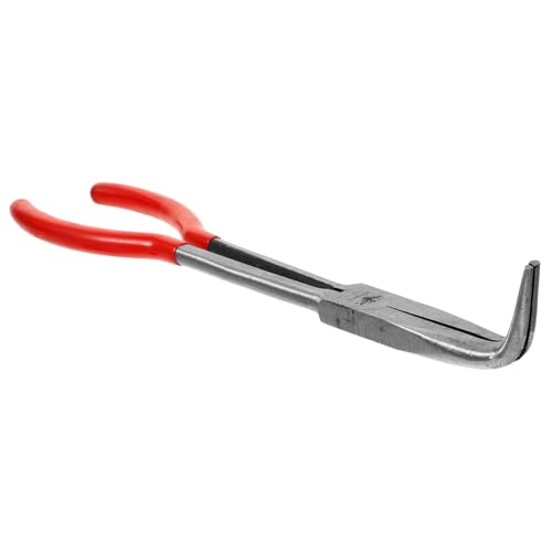 ULDIGI Professionelle Tiegelzange Für Schmuckherstellung Hochwertige Kunststoff-Stahl-Kombination rutschfeste Griffe Zum Schmelzen Von Gold Und Rot Winkel von ULDIGI