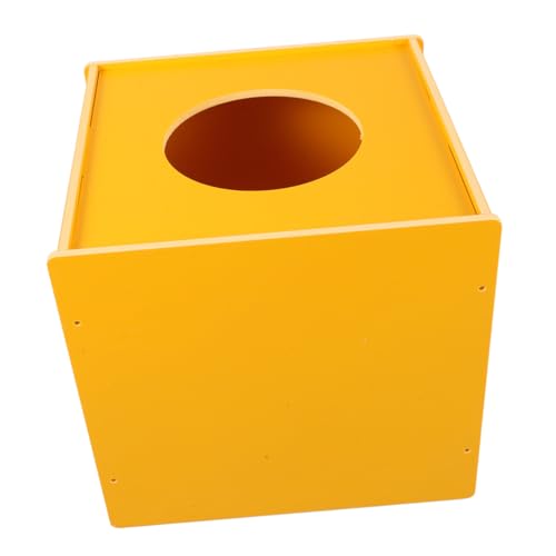 ULDIGI Raffinierte Losbox aus Robustem Material Gelb Vielseitig als Verlosung Wahl und Spendenbox für Partys und Veranstaltungen Sicheres und Langlebiges Design mit Undurchsichtigem von ULDIGI