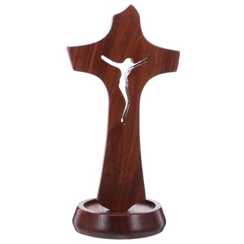 ULDIGI Rustikaler Holz Kreuz Tischdeko Stehende Holzkreuze als Religiöse Dekoration für Zuhause Taufe Kommunion Vielseitiger Christlicher Schmuck ULDIGI Rustikaler Holz Kreuz Tischdeko Stehende Holzkreuze als Religiöse Dekoration für Zuhause Taufe Kommunion Vielseitiger Christlicher Schmuck von ULDIGI