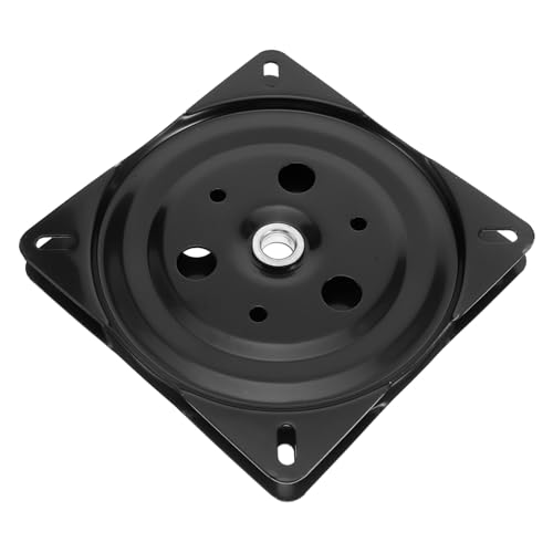 ULDIGI Schwarze Möbel drehplatte Metall Stabile Schwerlast drehscheibe für Barhocker Bürostuhl Sofa mit Robustem Kugellager Langlebiger Möbel drehmechanismus für Sitzmöbel von ULDIGI