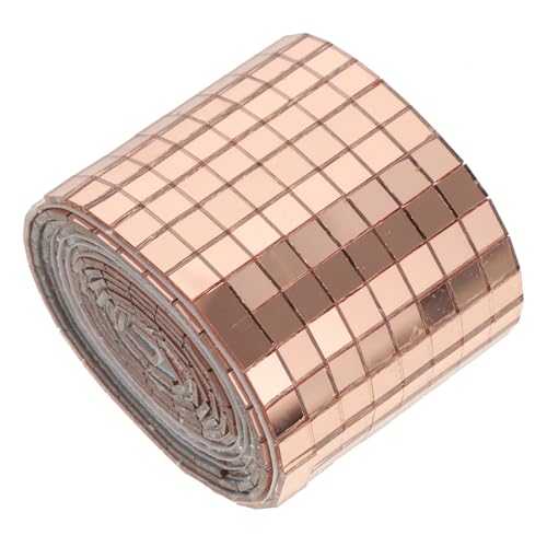 ULDIGI Selbstklebende Mini Mosaik Spiegelfliesen Glas Quadratisch DIY Wandsticker für Bad Küche Wohnzimmer Ktv Wohnraumdekoration Rosa Gold ULDIGI Selbstklebende Mini Mosaik Spiegelfliesen Glas Quadratisch DIY Wandsticker für Bad Küche Wohnzimmer Ktv Wohnraumdekoration Rosa Gold von ULDIGI