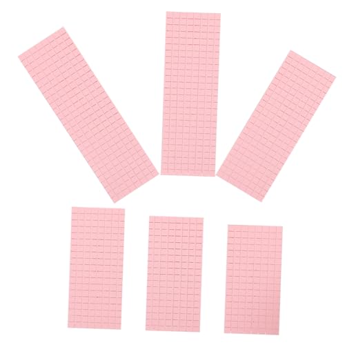 ULDIGI Selbstklebende Mosaikfliesen Rosenvergoldet Acryl Marbles DIY Bastelbedarf für Wanddekoration Ktv Zuhause Glatte Mosaiksteine zum Basteln Flachen Oberflächen von ULDIGI