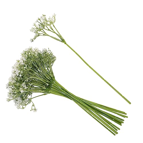 ULDIGI Realistischer simulierter Schleierkraut-Blumenstrauß Hochzeitsdeko künstlicher Blumenstrauß für die Dekoration zu Hause und bei Partys von ULDIGI
