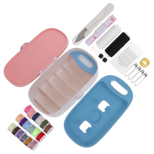 ULDIGI Tragbares Nähset für Zuhause und Reisen Kompaktes Nähkästchen mit Nadel Faden und Zubehör Elegantes Nähkästchen für Erwachsene Praktisches Aufbewahrungsset für Nähbedarf ULDIGI Tragbares Nähset für Zuhause und Reisen Kompaktes Nähkästchen mit Nadel Faden und Zubehör Elegantes Nähkästchen für Erwachsene Praktisches Aufbewahrungsset für Nähbedarf von ULDIGI