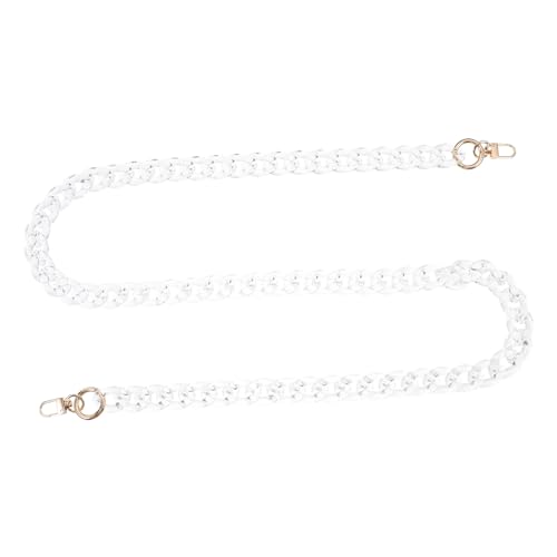 ULDIGI Transparente Acryl Handtaschenkette Förmigem Federkarabiner Ersatz taschenriemen für Damen Modische Kleine Fischgrätenkette Abnehmbare Crossbody schulterkette ULDIGI Transparente Acryl Handtaschenkette Förmigem Federkarabiner Ersatz taschenriemen für Damen Modische Kleine Fischgrätenkette Abnehmbare Crossbody schulterkette von ULDIGI