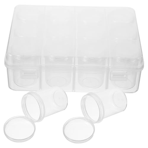 ULDIGI Transparente Schmuckperlen Aufbewahrungsbox mit Fächern Langlebiger Kunststoff Klarer Behälter für Lose Perlen Praktischer Bead Organizer für Schmuckherstellung und Basteln von ULDIGI