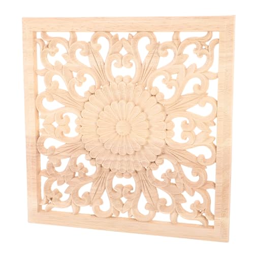 ULDIGI Holzgeschnitzte Applikationen Für Möbel Quadratische Holzschnitzaufkleber Geschnitzte Onlays Dekorative Zierleisten Aus Massivholz Unbemalte Geschnitzte Holzdekore Für Türen ULDIGI Holzgeschnitzte Applikationen Für Möbel Quadratische Holzschnitzaufkleber Geschnitzte Onlays Dekorative Zierleisten Aus Massivholz Unbemalte Geschnitzte Holzdekore Für Türen von ULDIGI