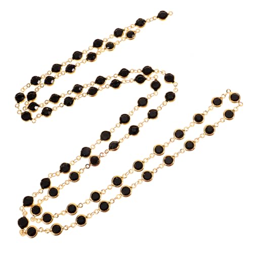 ULDIGI Vintage Französische Zirkon Schmuckkette DIY Halsketten Armbandkette für Modeschmuckherstellung Vielseitig Kombinierbar Eleganter Look für Damen und Herren von ULDIGI