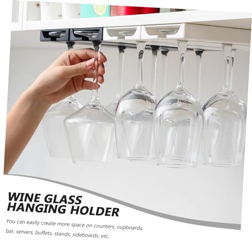 ULDIGI Weinregal zum Hängen ohne Bohren Unterbau Weinglashalter Stabiles Design Platzsparender Organizer für Küchen und Barkabinette Einfacher Schrank Organizer für Weingläser ULDIGI Weinregal zum Hängen ohne Bohren Unterbau Weinglashalter Stabiles Design Platzsparender Organizer für Küchen und Barkabinette Einfacher Schrank Organizer für Weingläser von ULDIGI