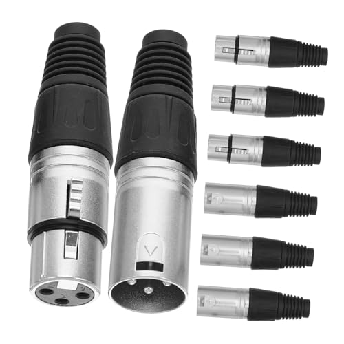 ULDIGI Xlr Pin Solder Type Audio Mikrophon Kabelstecker Männlich Weiblich Langlebige Verbindung Minimierter Signalverlust Professionelle Klangübertragung für Studio und Bühne ULDIGI Xlr Pin Solder Type Audio Mikrophon Kabelstecker Männlich Weiblich Langlebige Verbindung Minimierter Signalverlust Professionelle Klangübertragung für Studio und Bühne von ULDIGI