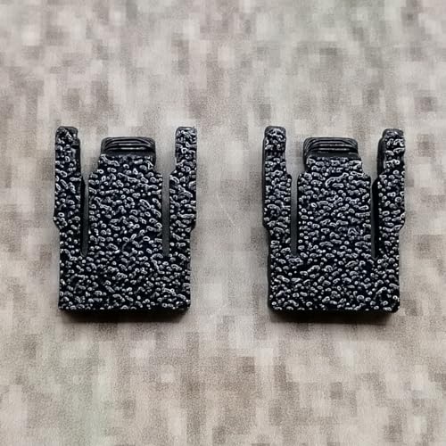 ULEIVA 1 Paar (2 Stck) Ersatz Tastaturfüße Schwarz kompatibel mit Cherry MX-Board 3.0 Tastatur Ersatzteil Tastaturständer Füße Keybord von ULEIVA